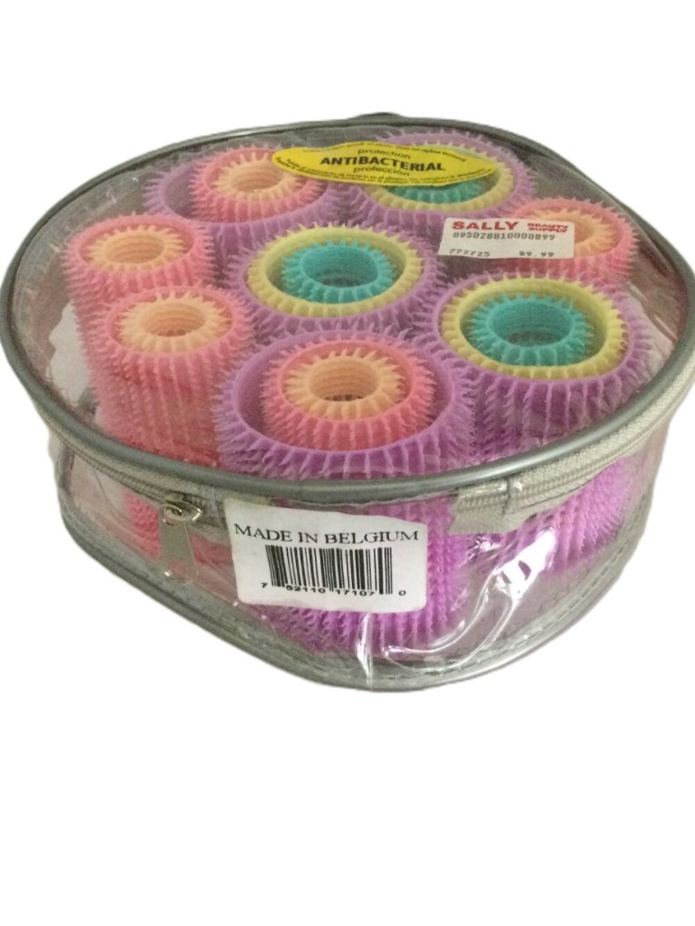 Vintage Sally Beauty Multi Size Velcro Hair Roller Set 21 Pc with Original Case - Picture 2 of 6